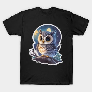 The Owl In The Moonlight T-Shirt